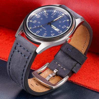 Ремешок для часов из натуральной кожи, быстросъемный винтажный ремешок для часов, металлическая пряжка, аксессуары для ремня 18 мм 20 мм 22 мм 24 мм