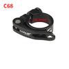 Aluminum Alloy Bicycle Seatpost Clamp Seat Tube Clamp MTB Bike Seat Tube Clip Bike Parts Bike Saddle Seat Clamp 28.6/31.8/34.9mm