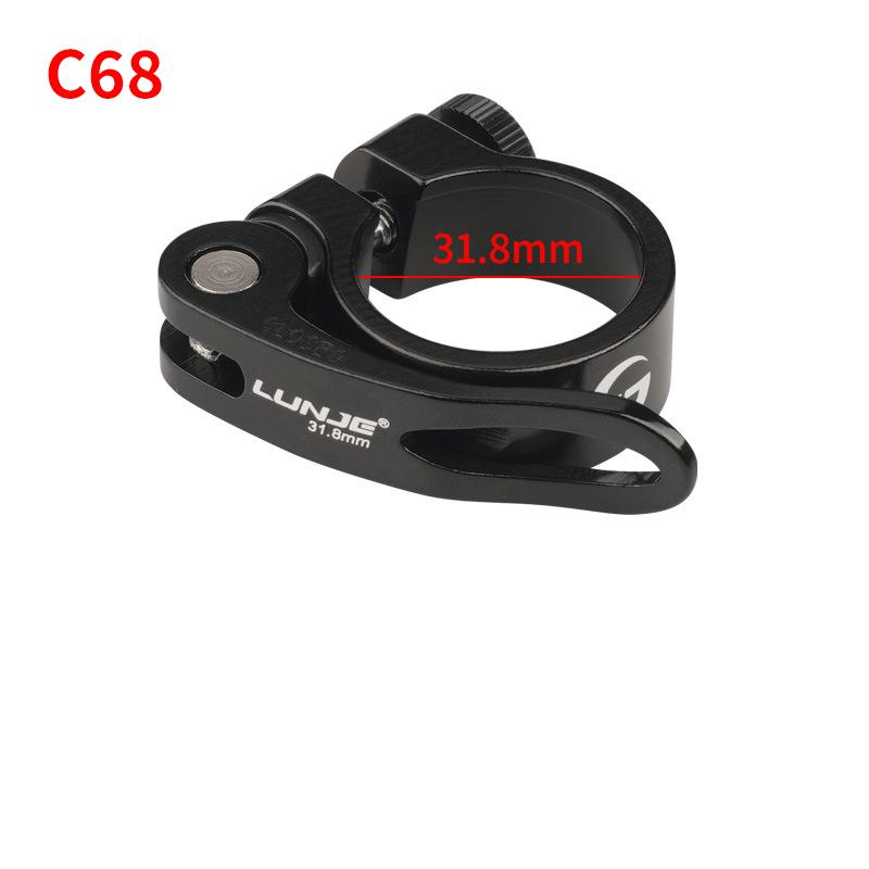 Aluminum Alloy Bicycle Seatpost Clamp Seat Tube Clamp MTB Bike Seat Tube Clip Bike Parts Bike Saddle Seat Clamp 28.6/31.8/34.9mm