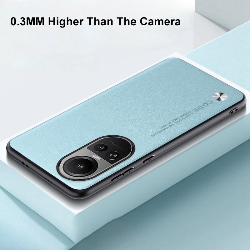 Роскошный чехол из искусственной кожи для OPPO Reno 10 Pro 5G, задняя крышка, силиконовый противоударный защитный чехол для телефона для OPPO Reno10 Pro 10Pro
