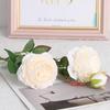 European 3-Head Peony Artificial Flower, Western Rose Design for Home & Wedding Decoration (MW51010)