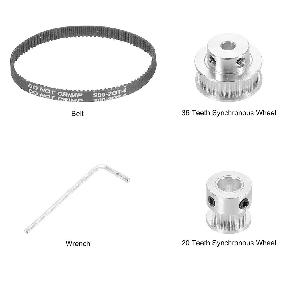 Synchronizer Pulley 20 Teeth Timing Pulley 36 Teeth Timing Pulley 5mm Bore Cnc
