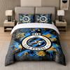 3Pcs Bedding SetClub Brugge FC Soft Bed Sheet and Two Pillowcases Home Bedroom Decor