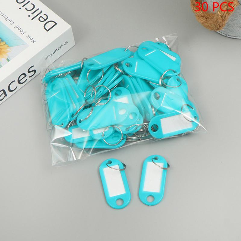 30 шт. Полезные брелоки для ключей Маслостойкие Компактные бирки для ключей Универсальные Экологически чистые Ключи для ланч-бокса и багажа