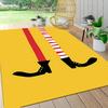 1Pc Girl Monkey Friend Carpet Rug Customizable Soft Washable Antislip Home Living Room Sofa Mats Personalized Rug 0917276