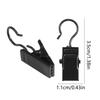 30Pcs Metal Curtain Clips with Hook Towel Photo Clips Home Window Accessories Sturdy and Durable Iron Drapery Hook