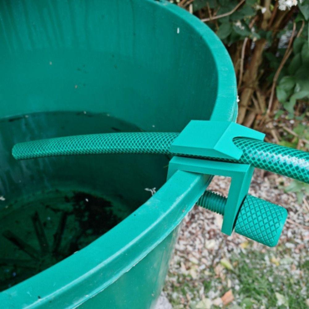 Solid Texture Rainwater Bucket Hose Clip Lightweight Water Pipe Retainer Water Pipe Arrangement