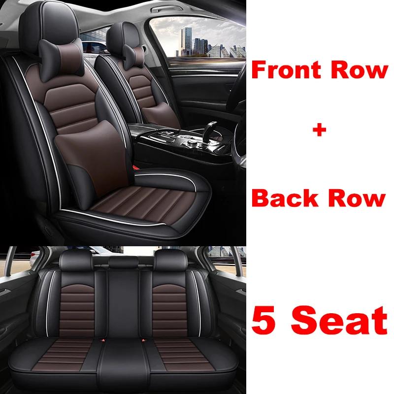 Universal Full Coverage 5 Seat Car Seat Cover for HONDA Shuttle Inspire XRV HRV Pilot Element Insight Prelude Car Accessories