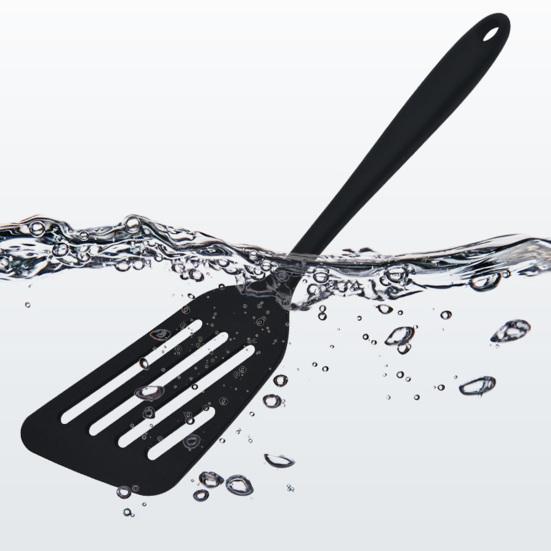 Spatula Non-stick Heat-resistant Silicone Flexible Colander Rice Scoop Handy Baking Scraper