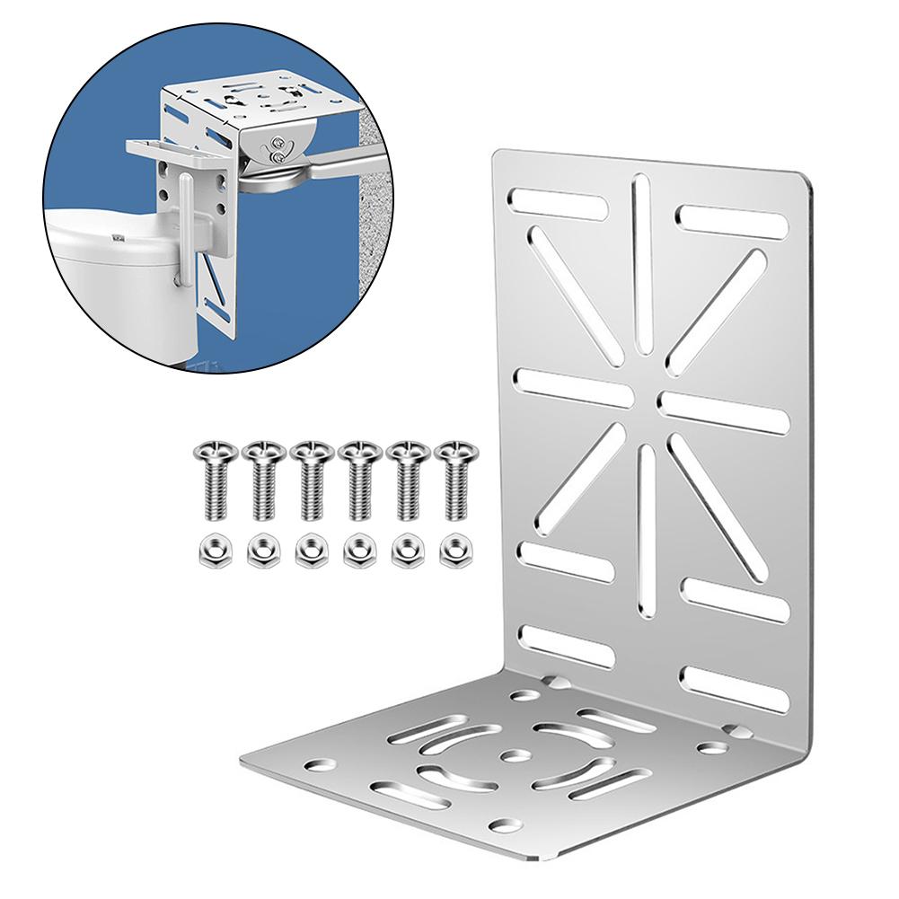 1pc L-Shape Wall Mount Bracket L Shape Adapter Auxiliary Bracket With Nuts Screws For Cctv Camera Support Bracket