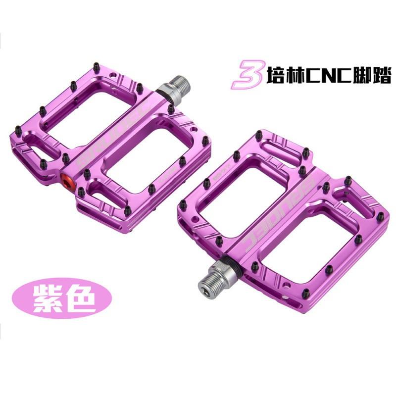 Aluminum Mountain Bike Pedals With Wide Platform 3 Sealed Bearings XC Trail Cycling