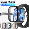 Glass+Case for Huawei Watch Fit 4/5 Pro Tempered Glass Screen Protector&Hard PC Protective Bumper for Huawei Fit4/5 Accessories