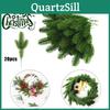 Растения 20 шт. Искусственная сосновая ветка Рождественская гирлянда Сделай сам Украшения для рождественской вечеринки