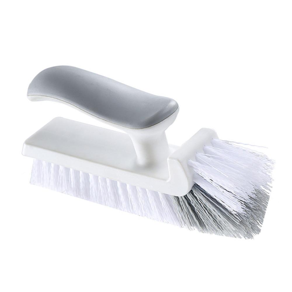 V Shape Bristles Grout Cleaning Brush Stiff Bristles Scrub Brush Tool Mirror Cleaning