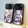 Чехол для телефона с игрой N-Nekopara girls Для iPhone17,16,15,14,13,12,11,Pro,MAX Белый Матовый Ударопрочный Чехол