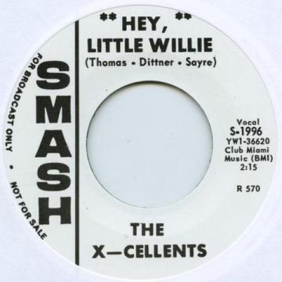 7-дюймовая пластинка X CELLENTS / CALS - Hey, Little Willie / Country Woman SMASH1996 Smash 2009 UK Blues