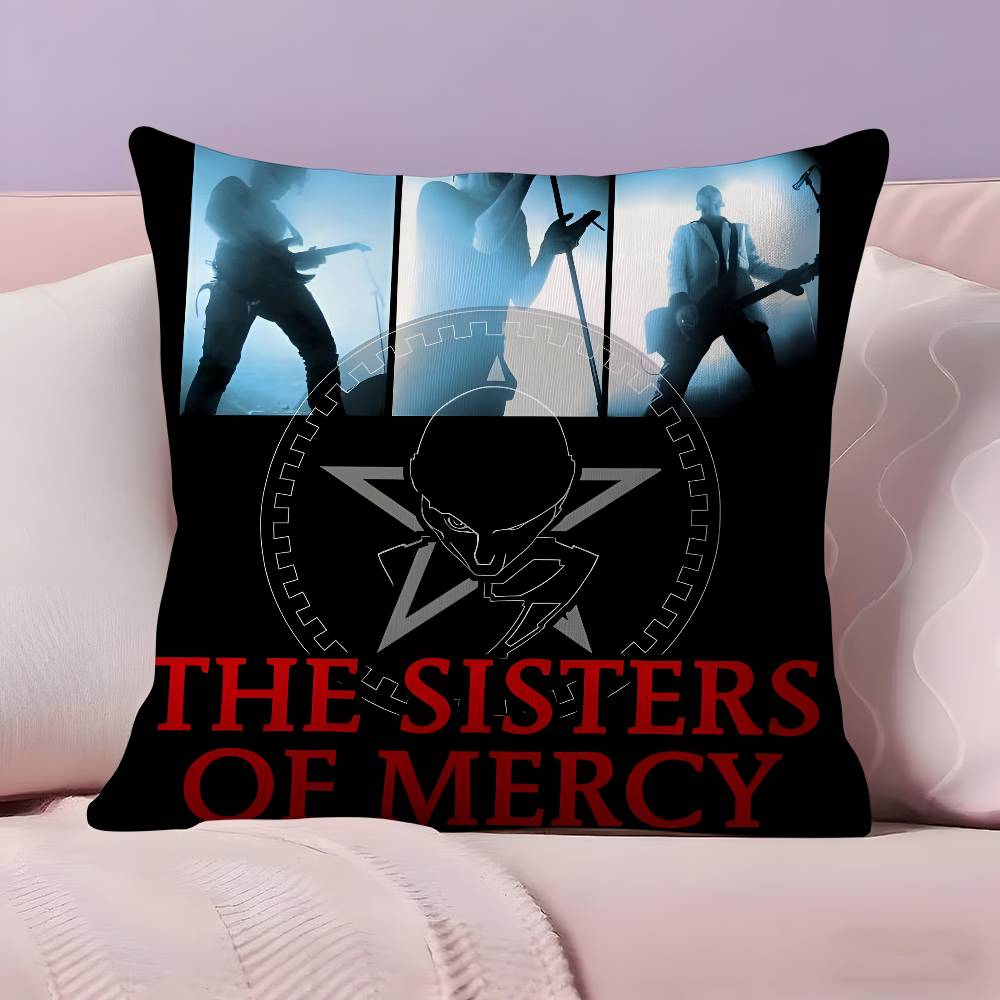 Подушка-чехол для подушки S-Sisters Of M-Mercy Наволочка Ультрамягкая Ткань, Дружелюбная к Коже Облачный Комфорт и Скрытая Молния