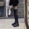 Autumn and Winter Footwear Plus Size Comfortable Thick-soled Knee Women Boots Long Tube Elastic Boots