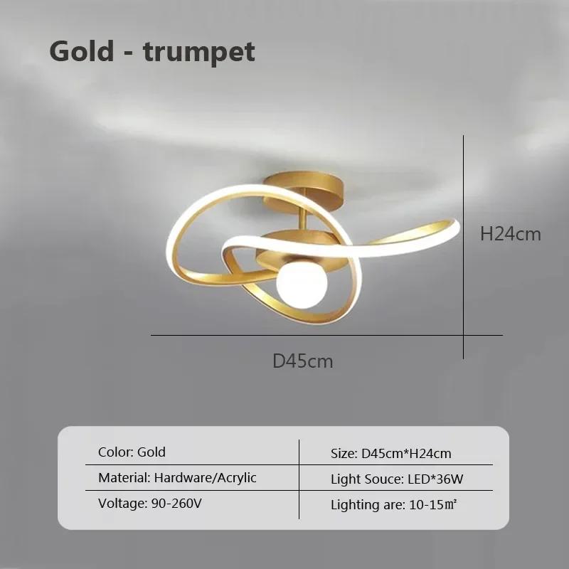 Современный светодиодный потолочный светильник для гостиной, столовой, спальни, коридора, потолочная люстра, домашний декор, внутреннее освещение, светильник Lustre