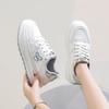 Осенние новинки, дышащие белые туфли, женские повседневные туфли на платформе, туфли на платформе