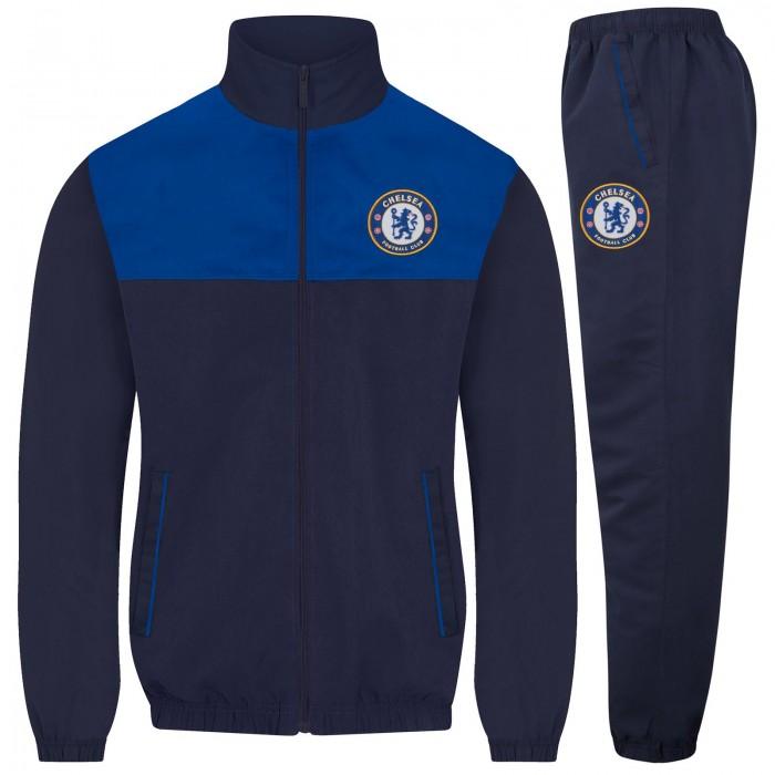 Chelsea FC Mens Crest Tracksuit