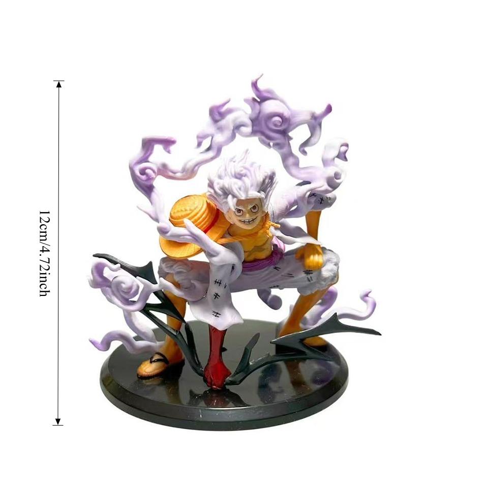 Popular  6Pcs Q Version Small Monkey D Luffy Nami Roronoa Zoro Chopper Usopp Sanji Pvc Action Figures Collectible Model Toys