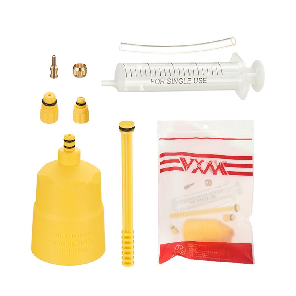 Набор для прокачки гидравлических тормозов велосипедов, набор для прокачки минерального масла дисковых тормозов, инструмент для ремонта прокачки масла для горных велосипедов, простота использования