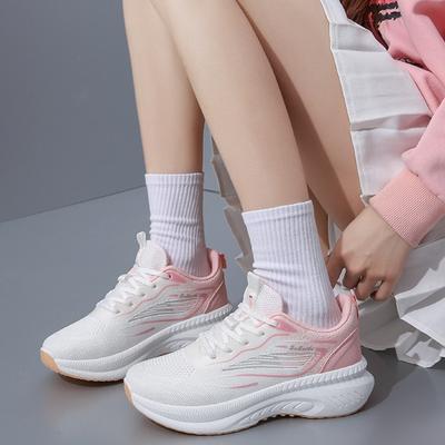 Дизайнерские женские кроссовки на платформе Новые сетчатые дышащие легкие повседневные туфли Уличные универсальные нескользящие вулканизированные туфли 2025