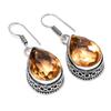 Morganite Gemstone Handmade 925 Sterling Silver Jewelry Earring 1.50