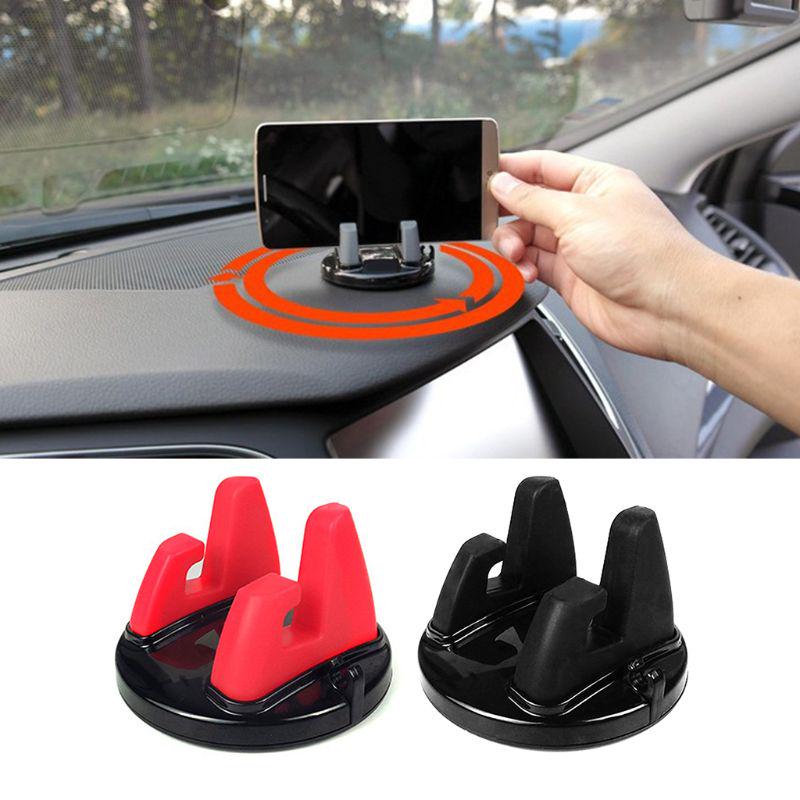 Car Phone Holder Stands Rotatable Support Mobile Mount Dashboard GPS Auto Accessories