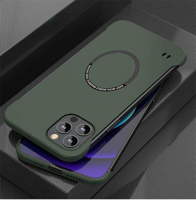Ультратонкий безрамочный чехол Magsafe для iPhone 14 15 16 Pro Max 16 Plus 16Pro 15Pro Магнитный противоударный жесткий чехол для ПК