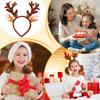 Christmas Headbands for Women Reindeer Hair Accessories Funny Festival Headdress for Girls School Vacation Family Gathering