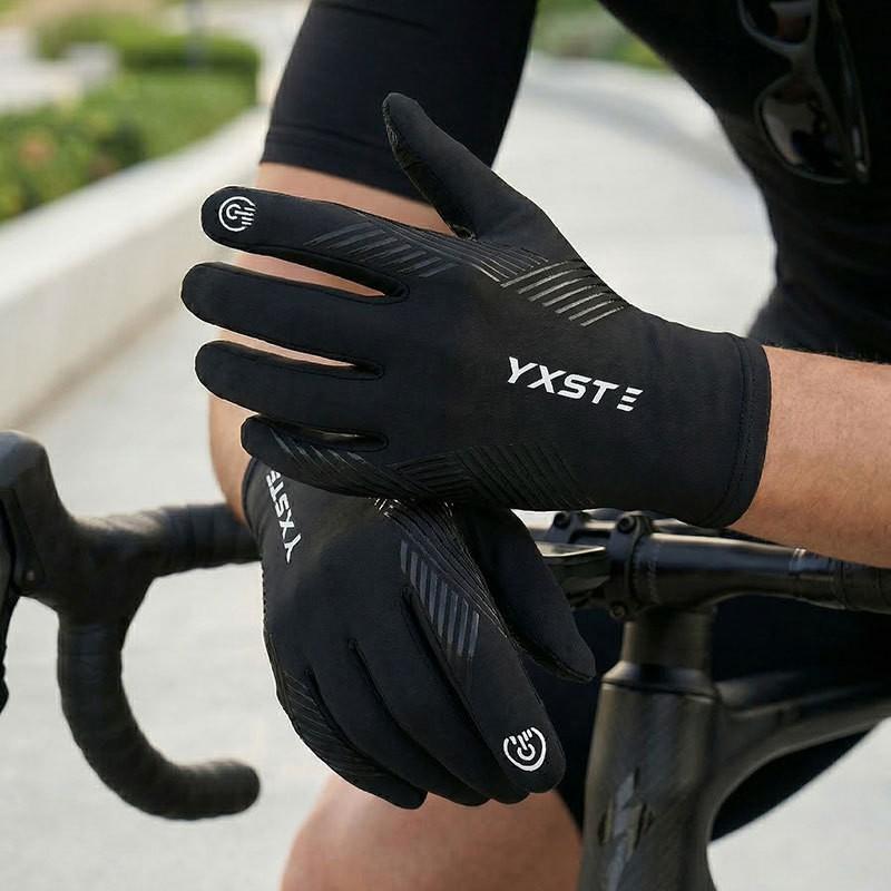Mens UV Protection Driving Cycling Fishing Gloves With Fingerless Design Breathable Icy Silk Outdoor Sports