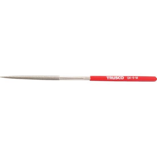 TRUSCO Diamond Files for Set of Ironwork, 5, Round, GK-5-M