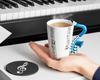 Music duo set - Saxophone mug + coaster