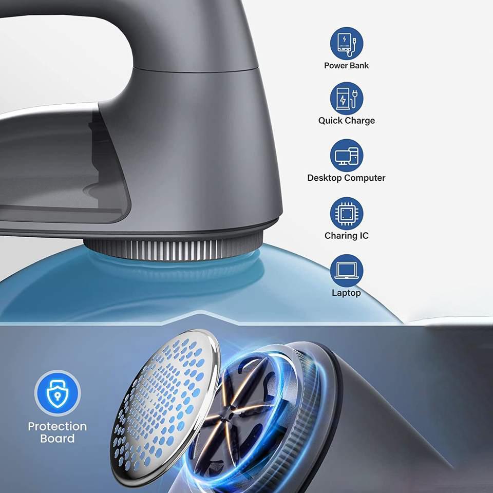 Xiaomi Rechargeable Electric Clothes Lint Remover Fabric Shaver Ball Removing Device Portable Fuzz Pet Hair Roller Hair Manual Cleaner