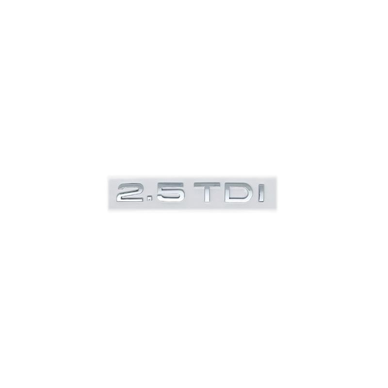 3D 1.9 2.0 2.5 3.0 4.0 TDI Car Trunk ABS Badge Emblem Rear Tailgate Fender Door Adhesive Badge For Audi A4 A5 A6 A7 A8 Q3 Q5 Q7