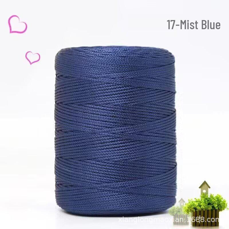 2 ляна 1 мм многоцветная нить из ледяного шелка для DIY ручной работы браслетов, сумок и обуви