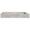 Grey Sonoma Bed Frame 150 x 200 cm Particleboard