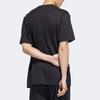 Adidas Оригинальные однотонные повседневные спортивные футболки с круглым вырезом и трилистником, мужские топы, черные HM8008