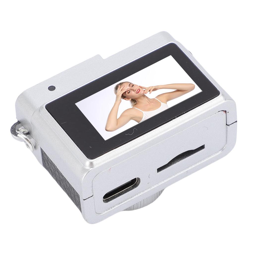 Маленькая камера-брелок 1080P 2МП 0,96-дюймовый цветной экран карта памяти 32 ГБ ретро цифровая камера с 4 фильтрами и светодиодной вспышкой