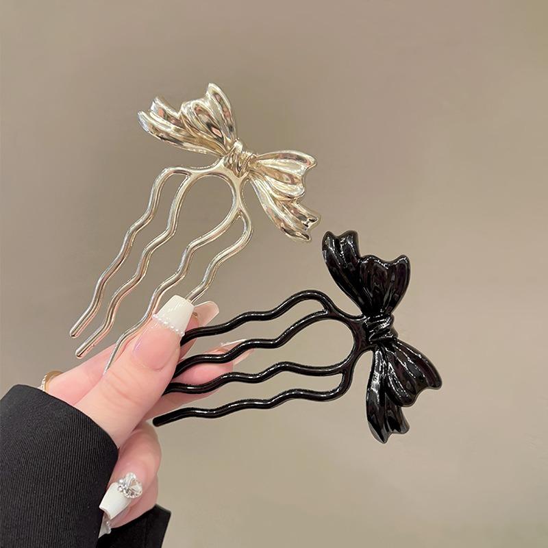 Hollow Butterfly Simple U-shaped Hair Clip Women's Hair Clip Hair Stick Women's Bridal Hair Accessories Headwear Hair Hairpin