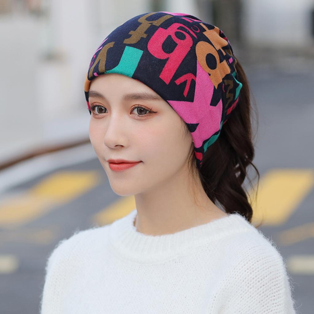 Women's Warm -use Pullover Sports Hat Casual Ear Cap