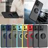 Armor Matte Case For Motorola Moto Edge 40 Neo Edge 30 Fusion Ultra Cover Ring Magnetic Holder Stand Coque Funda
