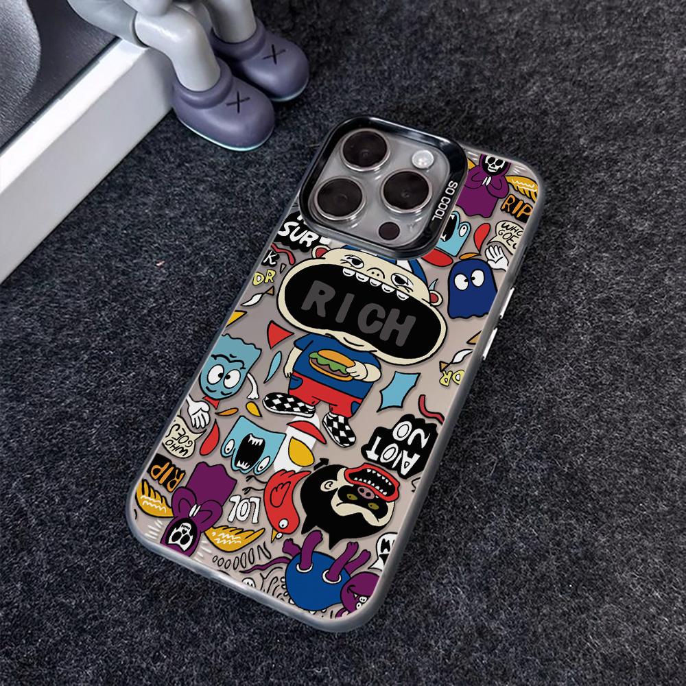 Расписной чехол для телефона для iPhone 11 14 15 16 iPhone 17 11 12 13 для 17 14 15 16 Pro14 15 16 Pro Max для Samsung S25 Ultra S24 S25 A36 A56 A16 Жесткий чехол