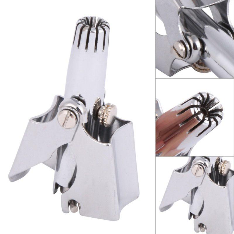 Ручной триммер для мытья носа из нержавеющей стали, механический триммер для волос в носу, инструмент для удаления волос для бритья