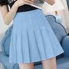 Women's Summer High Waist Pleated Satin Skirt Mini Fashion Slim Fit Waist Casual Tennis Skirt School Skirt