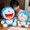 Large Size Cute Blue Robot Cat Plush Toy Soft Anime Doll Stuffed Animal Birthday Gift For Girlfriend And Kids