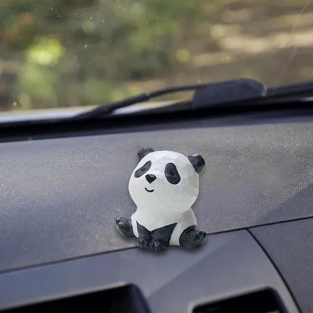 Очаровательная фигурка панды на приборной панели автомобиля для декора дома и офиса