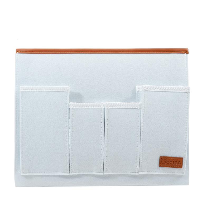 Household Armchair Felt Couch Recliner Armrest Organizer for Magazine Tablet Cell Phone Remote Control Hanging Storage Bag